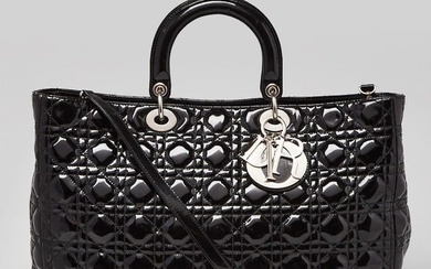 Christian Dior Black Quilted Cannage