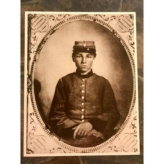 Civil War Confederate Soldier Photo Print