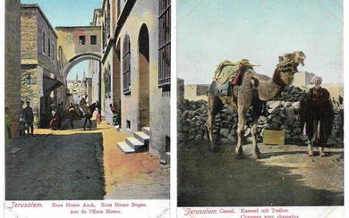 Collection of 26 Palestine Postcards by Vester