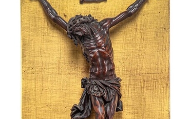 Crocifisso in legno. Piemonte, XVIII secolo