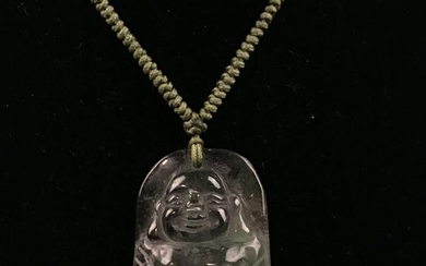 Crystal Buddha Pendant
