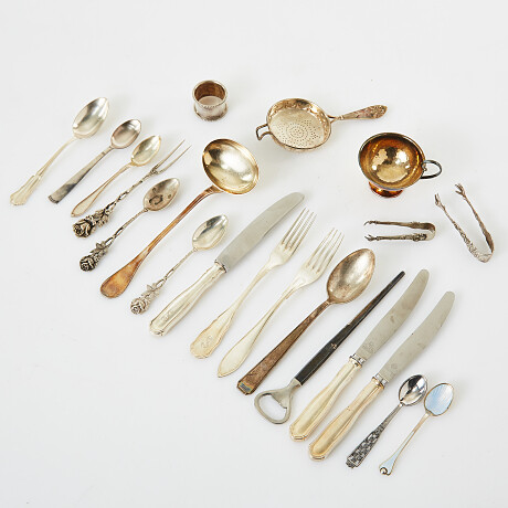 Cutlery parts silver Besticksdelar silver
