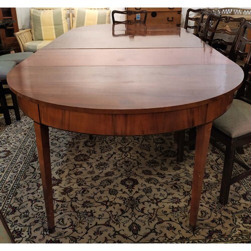 DINING TABLE, 282cm L extended x 76cm H x 130cm, early 20th ...