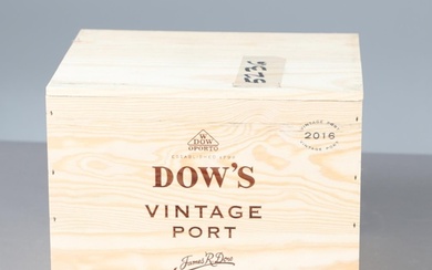 DOW'S VINTAGE PORT 2016 - CASED. 12 bottles of Dow's Vintage...