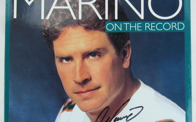 Dan Marino Signed "Marino: On the Record" Softcover Book (JSA)