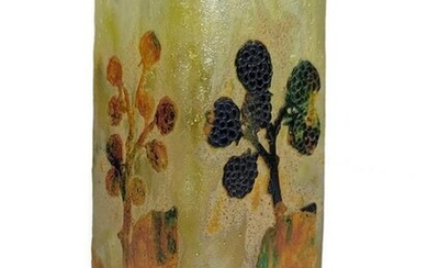 Daum Nancy cameo glass small vase