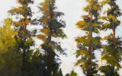 David Skinner (20/21st Cent. American) Forest Scene Oil