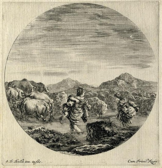 Della Bella, 3 tavole da Animali, 1641
