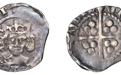 Edward IV (First reign, 1461-1470), Henry VI Leaf-Pellet issue/Edward IV Heavy coinage...
