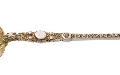 Edward VII Coronation souvenir silver gilt anointing spoon