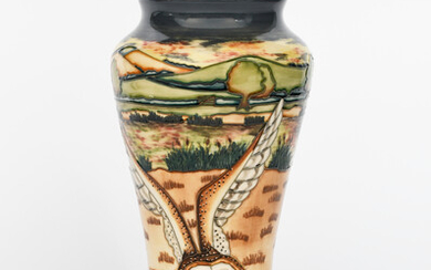'Elegy' a modern limited edition Moorcroft Pottery vase designed by Angie Davenport