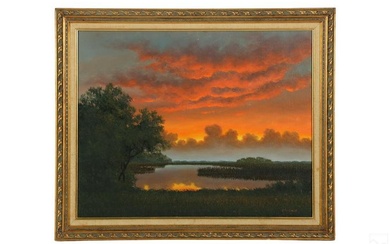 Ellis Buckner 1943-1991 Florida Landscape Painting