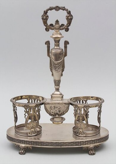 Empire Menage / An Empire silver cruet stand, Frankreich, 1819 1938