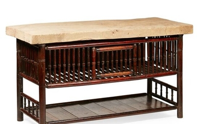 FRENCH PROVINCIAL CHICKEN COOP TABLE LATE 19TH CENTURY