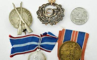 Five Russian 19th Century Jettons, Badges