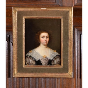 Follower of Michiel Jansz. van Mierevelt (Dutch 1566-1641) Portrait of a lady