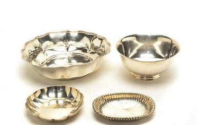 Four Sterling Silver Bowls Including Tiffany and