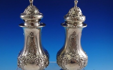Francis I by Reed Barton Sterling Silver Salt & Pepper Set 2pc 2 XL 5 3/4"
