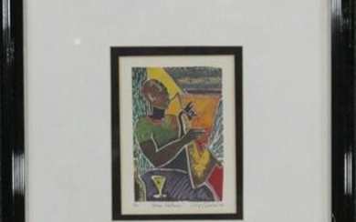 GEORGIA CHAMBERS, Signed & No. 30/1500 Harlem Nocturne