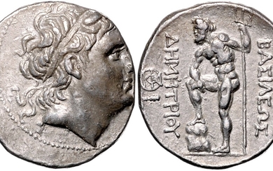GRIECHENLAND, MAKEDONIEN. Demetrios Poliorketes, 294-288 v.Chr., AR Tetradrachme