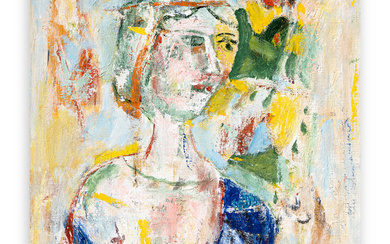 GUIDO PAJETTA (1898-1987) Donna in blu, 1967