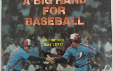 Gary Carter HOF Expos Signed/Auto 1981 Sports Illustrated Magazine JSA 159876