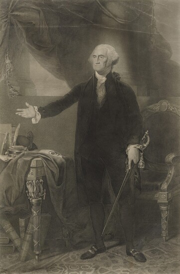 General Washington (See Hart 285; Wick fig. 40), After Gilbert Stuart