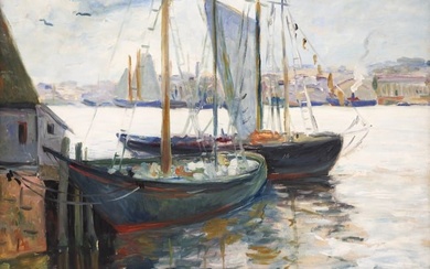 George Van Saake ''Fisherman's Wharf'' Oil