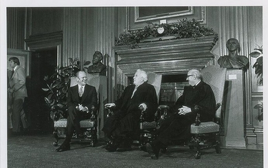 Gerald Ford and John Paul Stevens Signed Photograph