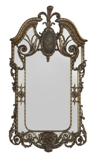 Giltwood Mirror of Baroque Inspiration