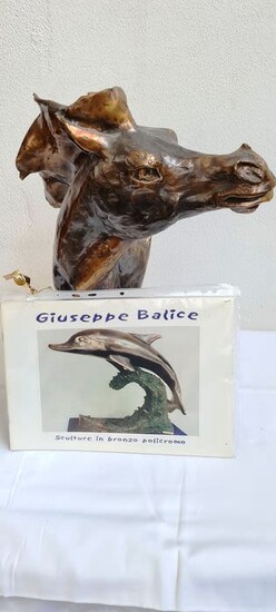 Giuseppe Balice, Polychrome bronze sculpture by Giuseppe Balice