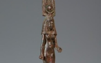 Goddess Isis â€“ Hathor ; Ancient Egypt,Late Period 664