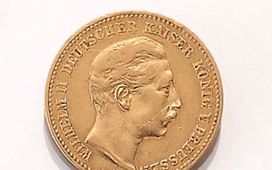Gold coin, 10 Mark, German Reich, 1898,...