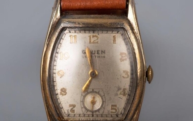 Gruen 不锈钢合金 表 Gruen guildite base metal watch 3x2.5x0.7...