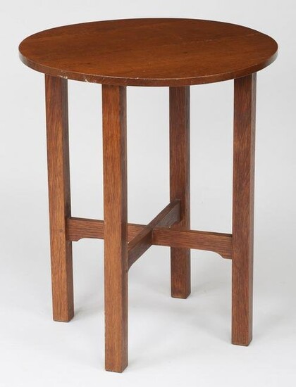 Gustav Stickley oak side table