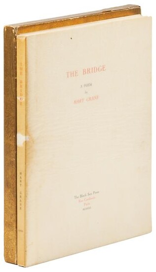 Hart Crane's The Bridge signed 1/50 1930