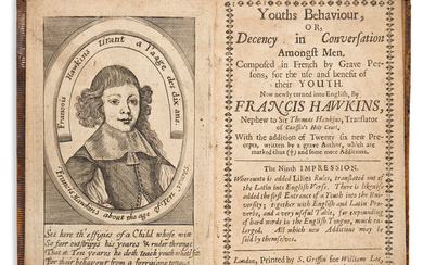 Hawkins, Francis, trans. (1628-1681) Youths Behaviour, or Decency in Conversation amongst Men, composed...