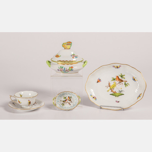 Herend Porcelain Serving and Decorative Items