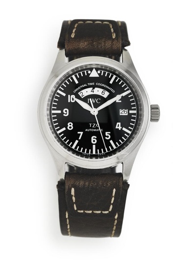 IWC A wristwatch of steel. Model Pilot Spitfire UTC, ref. IW325102. Mechanical...