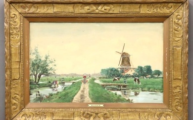 J. Oudes Dutch Landscape