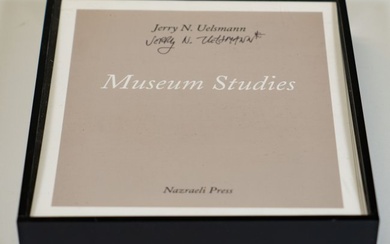 Jerry Uelsmann (American, 1934-2022) "Museum Studies" Signed First Edition Book