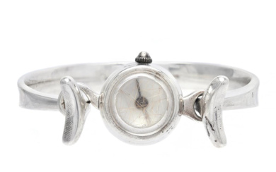 Watches Georg Jensen GEORG JENSEN, bracelet/wristwatch, sterling silver, Torun Bülow-Hüb...