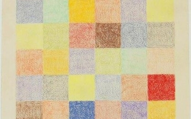 Johannes Itten (1888-1967) Colored Pencil Drawing
