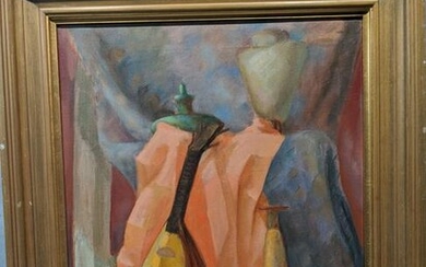 John Chilson Signed Abstract Still Life Oil Painting
