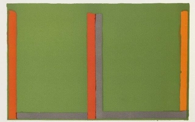 John Hoyland RA,British 1934-2011-Large Green Swiss, 1968;lithograph...