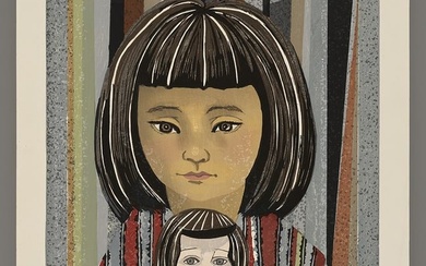 Jun'ichiro Sekino Woodblock - Mr. Ozek's Daughter