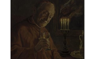 KIRCHNER, OTTO (1887-1960), "Lesender Kardinal"