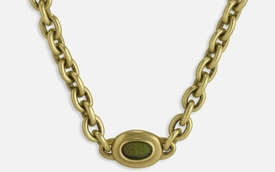 Kieselstein-Cord, Intaglio and gold necklace