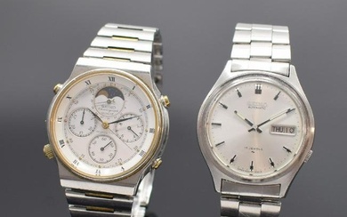 Konvolut 2 SEIKO wristwatches, Japan around 1980/90