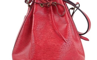 LOUIS VUITTON Drawstring Type Epi Noe M44007 Louis Vuitton Styrian Red Shoulder Bag LV